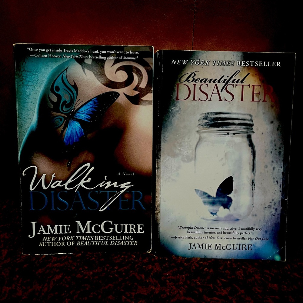 Book bundle of 2. Beautiful Disaster & Walking Disaster by Jamie McGuire
